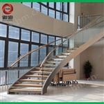 高档弧形楼梯，室内弧形楼梯，钢木弧形楼梯，YD-GMH60